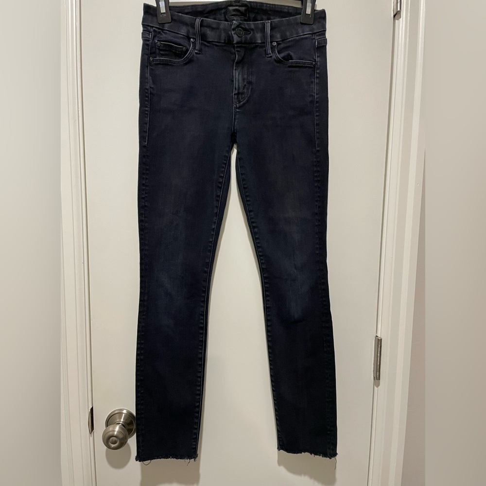 Mother dark blue jeans